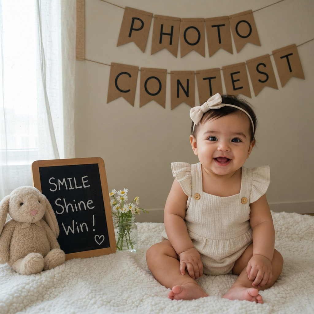 Featured guide: Baby Photo Contest Theme Ideas: 25 Cute Concepts Parents Can Do at Home